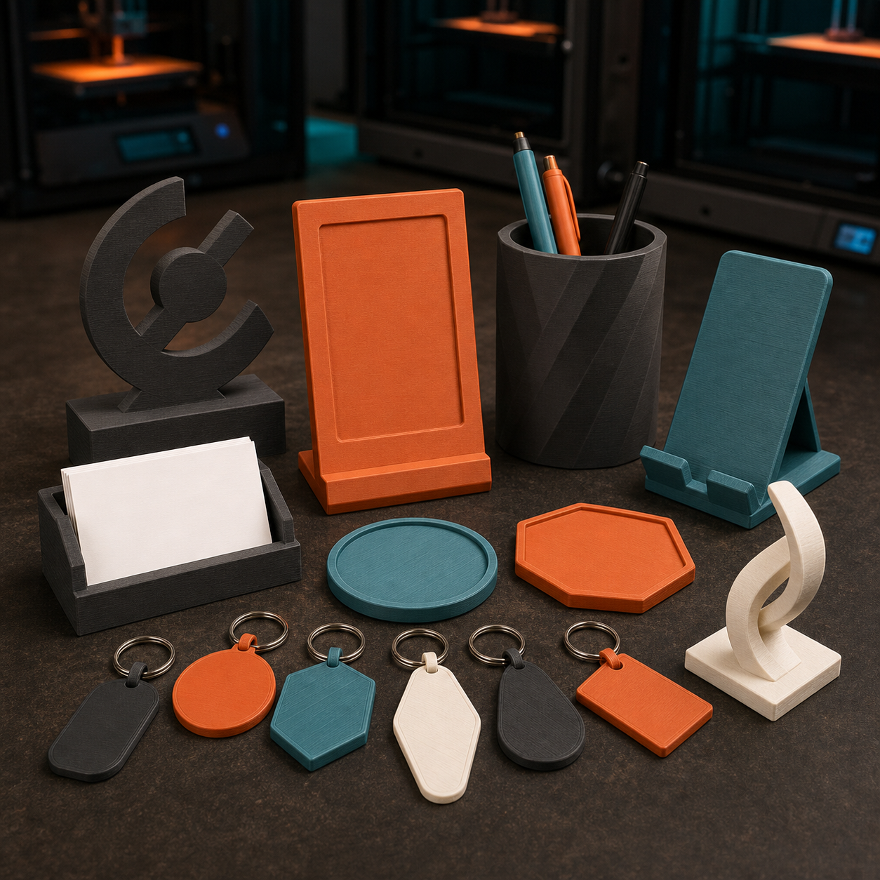 Individuelle 3D-gedruckte Werbeartikel