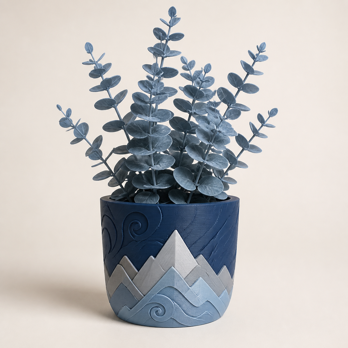 Decorative plant Eucalyptus – Nordic & Mythical from PETG on bright studio background