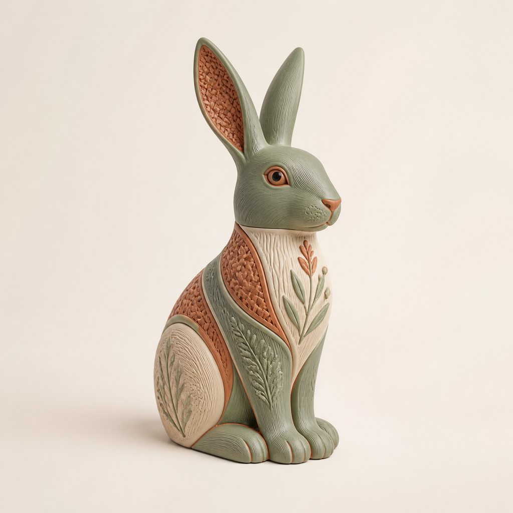 Country 3D Printed PETG in sage green, cream, terracotta
