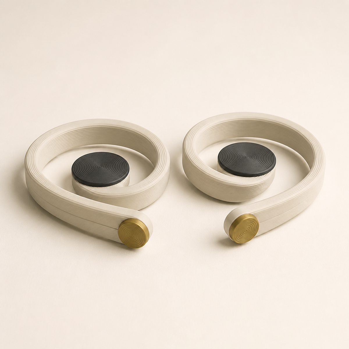 Spiral arch bar holder – Timeless from PETG on bright studio background