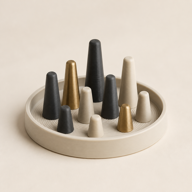 ring tray Gipfelfeld – Timeless from PETG on bright studio background