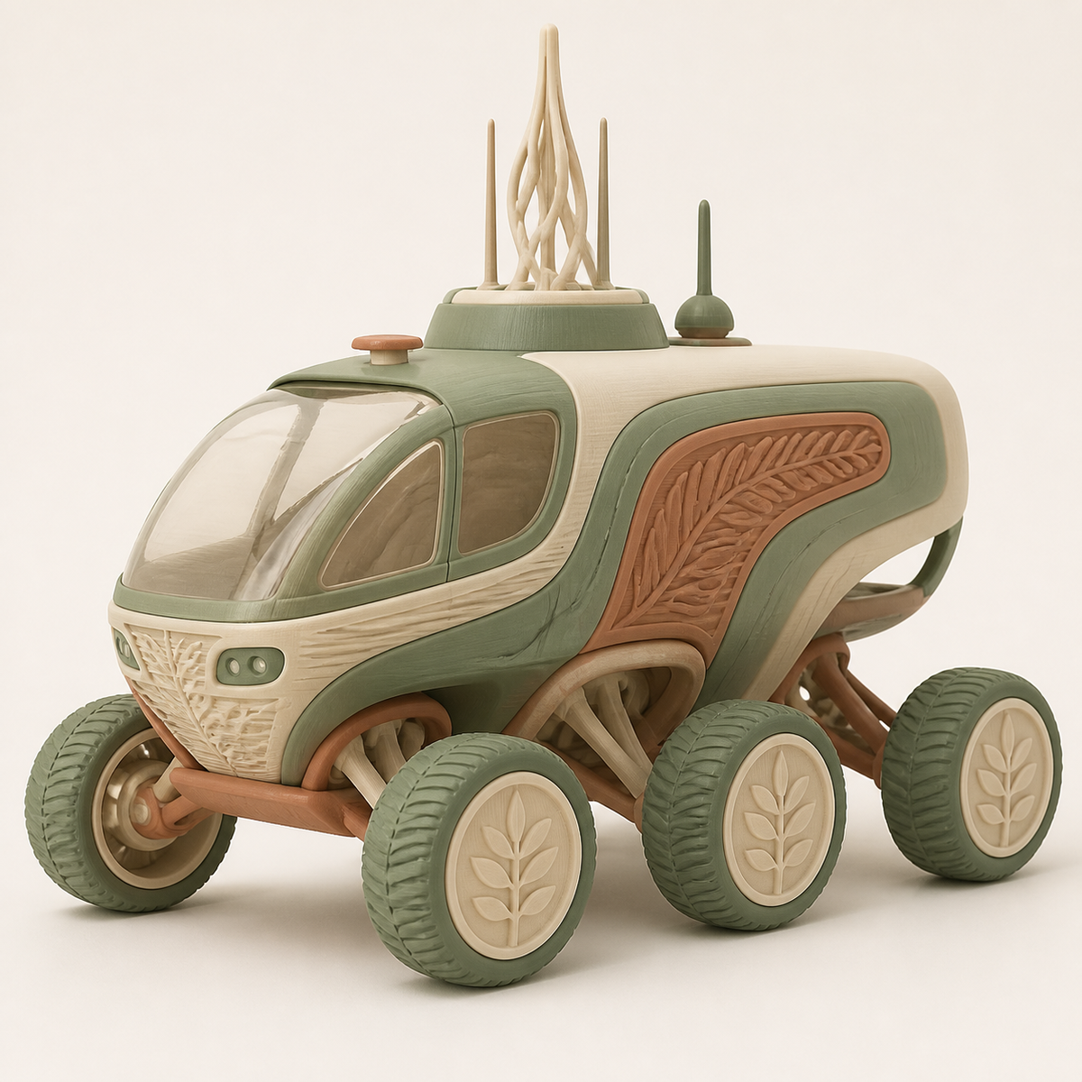 Rover model Orbit – Country from PETG on bright studio background