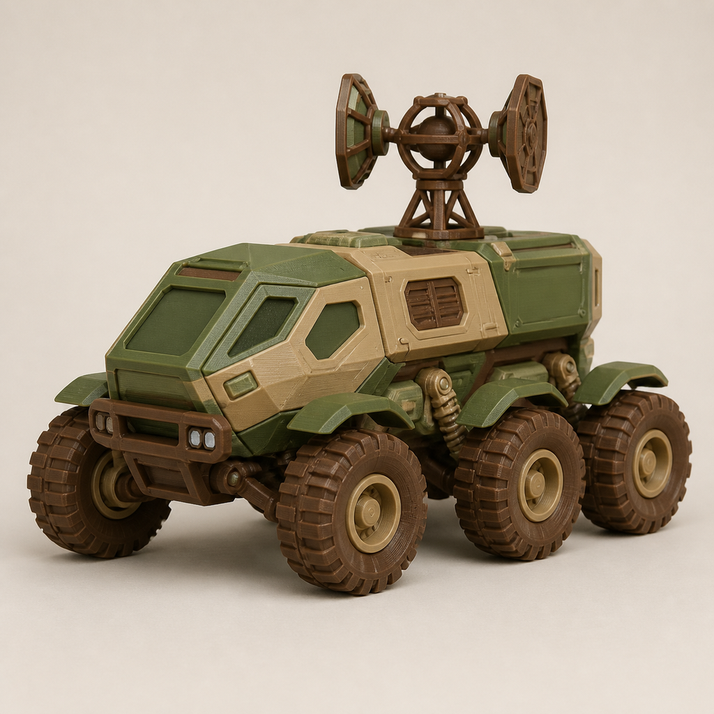 Rover model Orbit – Rustic made of PETG on bright studio background