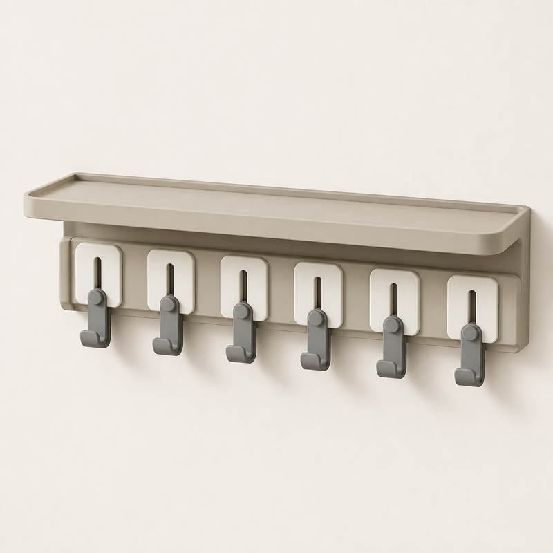 Key bar module hook – minimalist made of PETG on bright studio background