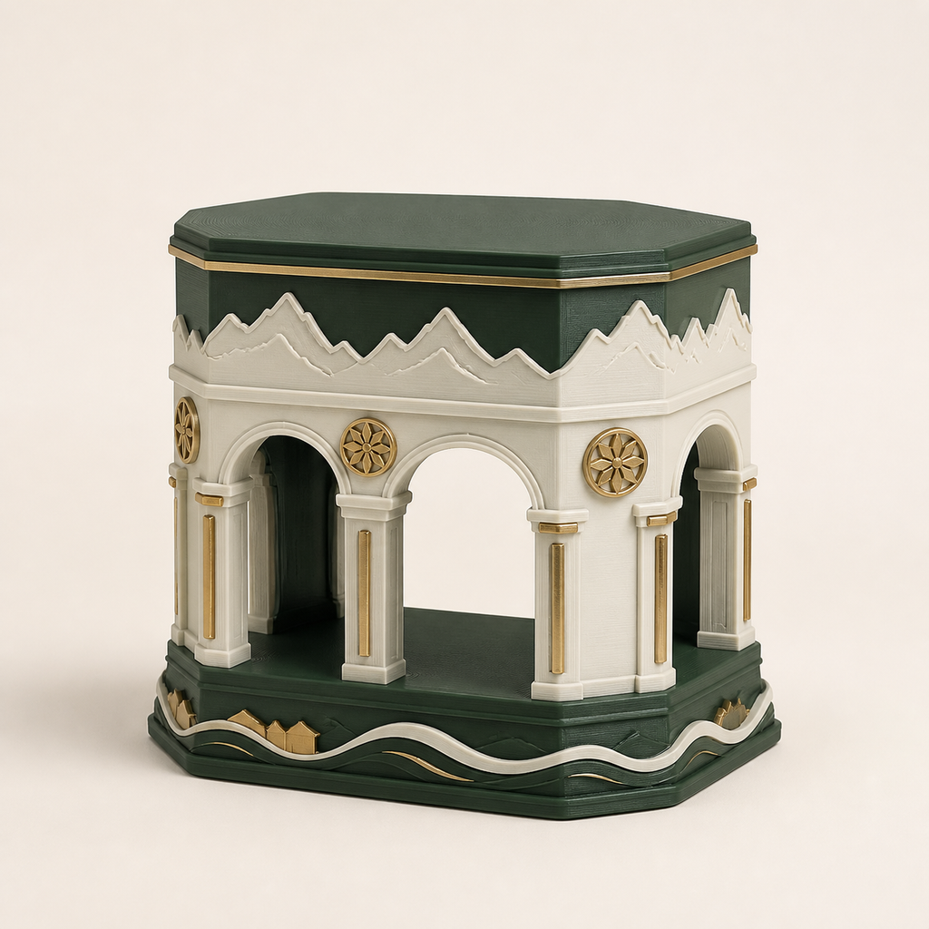 Socket Alpenbogen – Salzburg from PETG on bright studio background