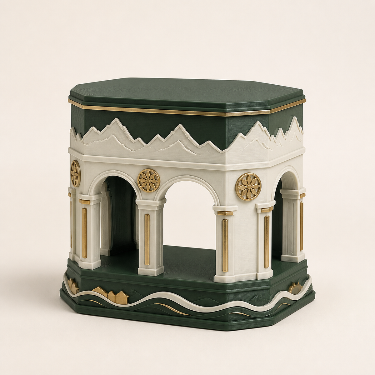 Socket Alpenbogen – Salzburg from PETG on bright studio background