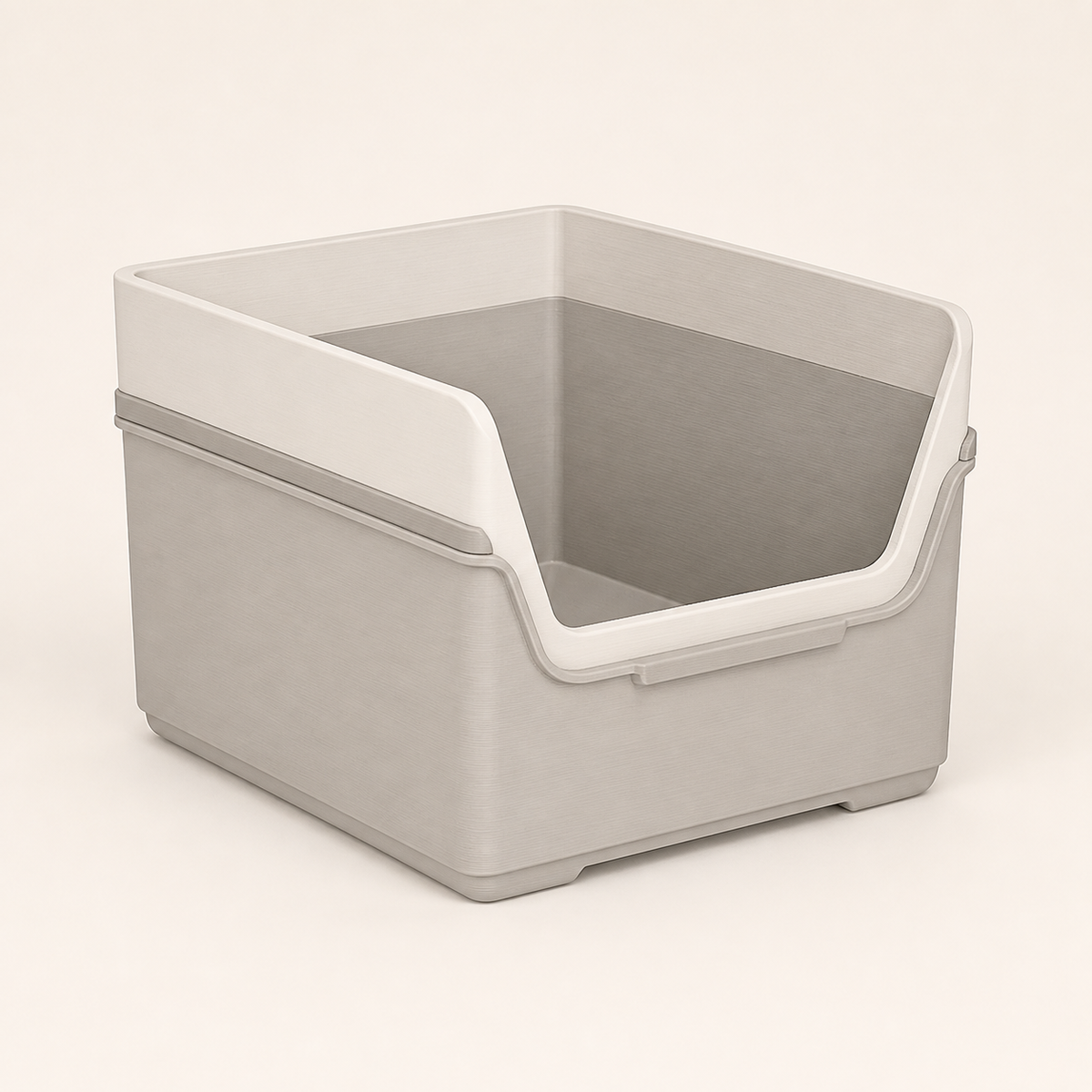 Stack box viewing window – minimalist made of PETG on bright studio background