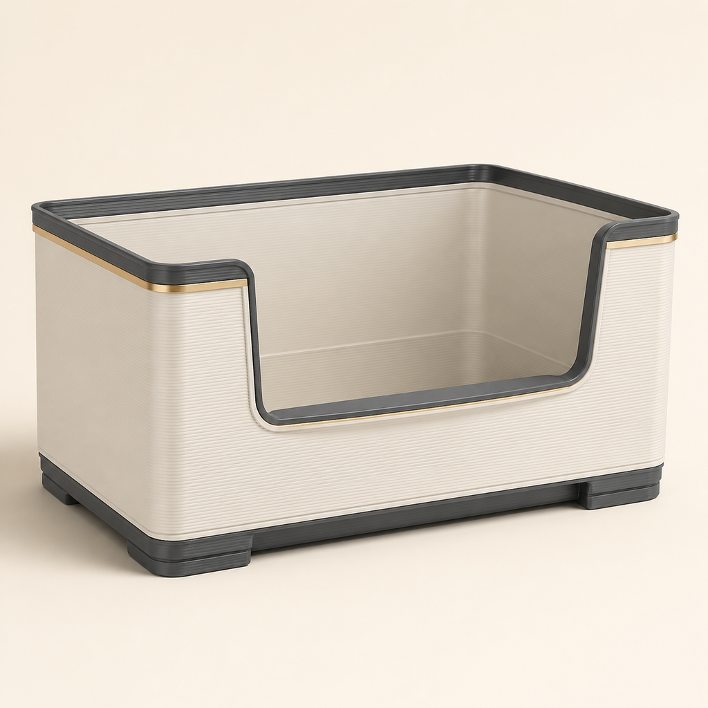Stackbox Window – Timeless from PETG on bright studio background