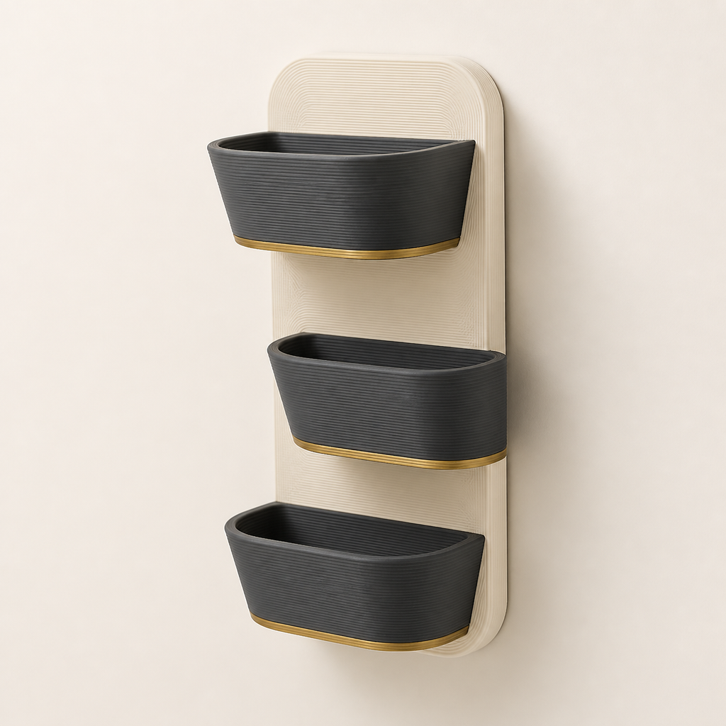 Wall planter grove – Timeless from PETG on bright studio background