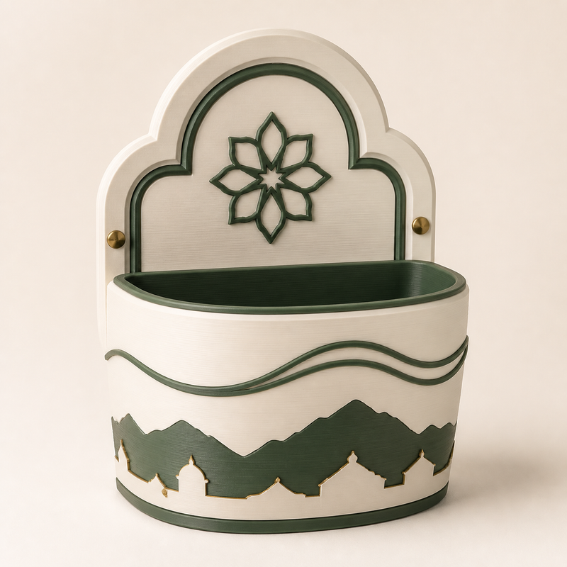Mirabel bow – Salzburg from PETG on bright studio background